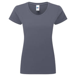 Russell Womens/Ladies Authentic Classic Ringspun Cotton T-Shirt - XS, Convoy Grey