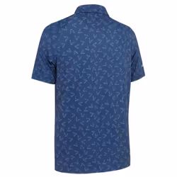 Callaway Unisex Adult Chev All-Over Print Polo Shirt - L, Caviar