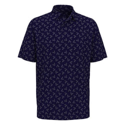 Callaway Unisex Adult Chev All-Over Print Polo Shirt - S, Peacoat