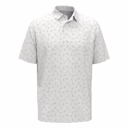 Callaway Unisex Adult Chev All-Over Print Polo Shirt - XL, Bright White