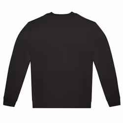 B&C Unisex Adult ID.222 Crew Neck Sweatshirt - M, Black