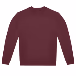 B&C Unisex Adult ID.222 Crew Neck Sweatshirt - M, Burgundy