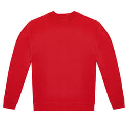 B&C Unisex Adult ID.222 Crew Neck Sweatshirt - M, Red