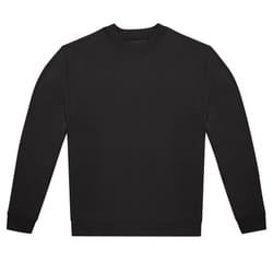 B&C Unisex Adult ID.222 Crew Neck Sweatshirt - XS, Black