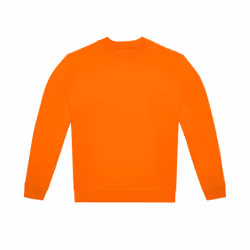 B&C Unisex Adult ID.332 Crew Neck Sweatshirt - L, Orange