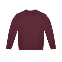 B&C Unisex Adult ID.332 Crew Neck Sweatshirt - S, Burgundy
