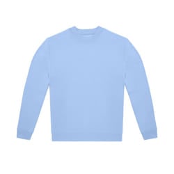 B&C Unisex Adult ID.332 Crew Neck Sweatshirt - S, Lotus Blue
