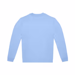 B&C Unisex Adult ID.332 Crew Neck Sweatshirt - S, Lotus Blue