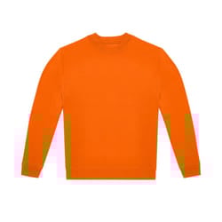 B&C Unisex Adult ID.332 Crew Neck Sweatshirt - S, Orange