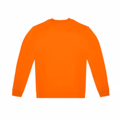 B&C Unisex Adult ID.332 Crew Neck Sweatshirt - S, Orange