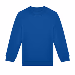 B&C Childrens/Kids ID.332 Crew Neck Sweatshirt - 12-13 Years, Royal Blue