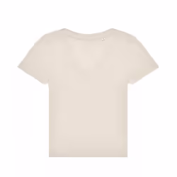 B&C Womens/Ladies #E150 V Neck T-Shirt - S, Off White