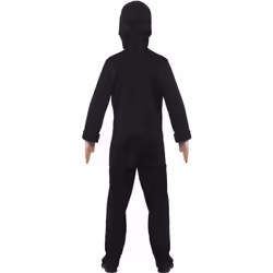 Smiffys Childrens/Kids Ninja Assassin Costume - 4-6 Years, Black/Blue