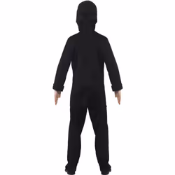 Smiffys Childrens/Kids Ninja Assassin Costume - 7-9 Years, Black/Blue