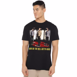 Star Trek Mens Beam Me Out T-Shirt - 4XL, Black