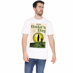 Star Trek Mens The Next Generation Season 4 Episode 11 T-Shirt - L, White