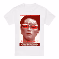 Star Trek Mens The Next Generation Season 4 Episode 15 T-Shirt - 3XL, White
