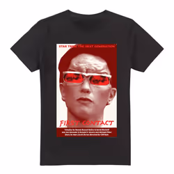 Star Trek Mens The Next Generation Season 4 Episode 15 T-Shirt - 4XL, Black