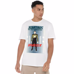 Star Trek Mens The Next Generation Season 5 Episode 5 T-Shirt - XL, White