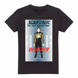 Star Trek Mens The Next Generation Season 5 Episode 5 T-Shirt - S, Black