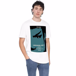 Star Trek Mens The Next Generation Season 5 Episode 8 T-Shirt - S, White
