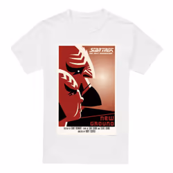 Star Trek Mens The Next Generation Season 5 Episode 10 T-Shirt - M, White