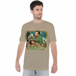 Star Trek Mens Crazy Delicious T-Shirt - XXL, Safari Green
