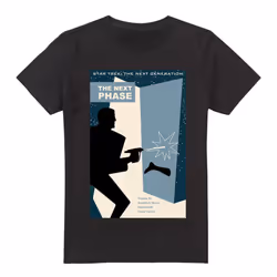 Star Trek Mens The Next Generation Season 5 Episode 24 T-Shirt - L, Black