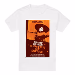 Star Trek Mens The Next Generation Season 6 Episode 8 T-Shirt - XL, White