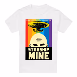 Star Trek Mens The Next Generation Season 6 Episode 18 T-Shirt - XL, White