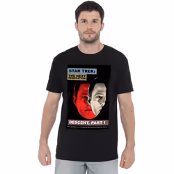 Star Trek Mens The Next Generation Season 6 Episode 26 T-Shirt - 5XL, Black