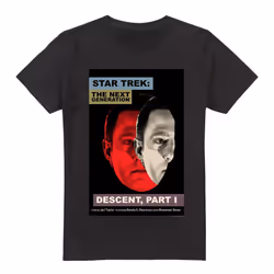 Star Trek Mens The Next Generation Season 6 Episode 26 T-Shirt - XXL, Black