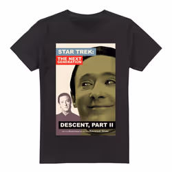 Star Trek Mens The Next Generation Season 7 Episode 1 T-Shirt - XXL, Black