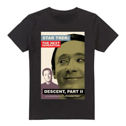 Star Trek Mens The Next Generation Season 7 Episode 1 T-Shirt - XXL, Black