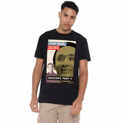 Star Trek Mens The Next Generation Season 7 Episode 1 T-Shirt - XXL, Black