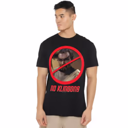 Star Trek Mens No Klingons T-Shirt - 3XL, Black