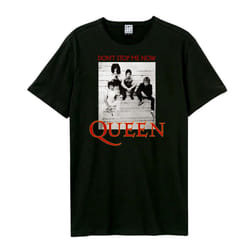 Amplified Unisex Adult Don't Stop Me Now Queen T-Shirt - XS, Black