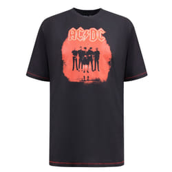 Duke Mens D555 Uxbridge AC/DC T-Shirt - S, Washed Black