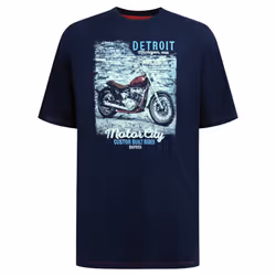 Duke Mens D555 Knowle Detroit Bike T-Shirt - M, Navy