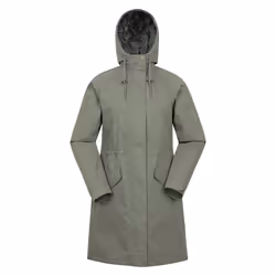 Mountain Warehouse Womens/Ladies Polperro Lightweight Padded Waterproof Jacket - 18 UK, Khaki Green
