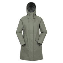 Mountain Warehouse Womens/Ladies Polperro Lightweight Padded Waterproof Jacket - 18 UK, Khaki Green