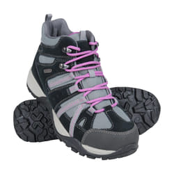 Mountain Warehouse Womens/Ladies Direction II Leather Waterproof Wide Walking Boots - 7 UK, Grey