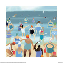Claire Henley Wild Women Print - 40cm x 40cm, Multicoloured