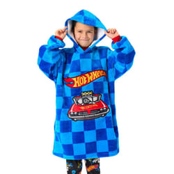 Hot Wheels Boys Car Pocket Blanket Hoodie - 9-13 Years, Blue