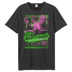 Amplified Unisex Adult This Blood Forever House of 1000 Corpses T-Shirt - XS, Charcoal