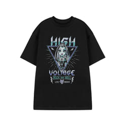 Monster High Womens/Ladies High Voltage Short-Sleeved T-Shirt - XL, Black