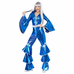 Smiffys Womens/Ladies 70s Dancing Dream Costume
