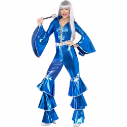 Smiffys Womens/Ladies 70s Dancing Dream Costume