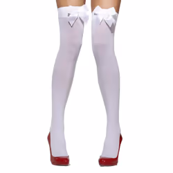 Fever Womens/Ladies Bow Opaque Hold Up Stockings