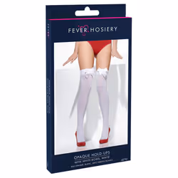 Fever Womens/Ladies Bow Opaque Hold Up Stockings